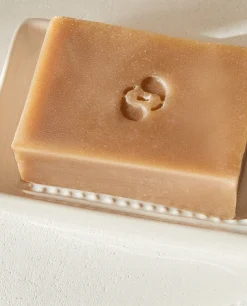 Ceramic Soap Dispenser With A Raised Design