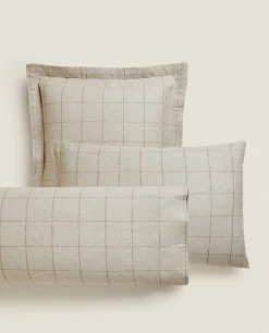 Check Flannel Pillowcase