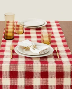 Christmas Check Table Runner