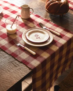 Christmas Check Table Runner
