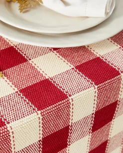 Christmas Check Table Runner
