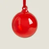 Christmas Plain Glass Bauble Decoration