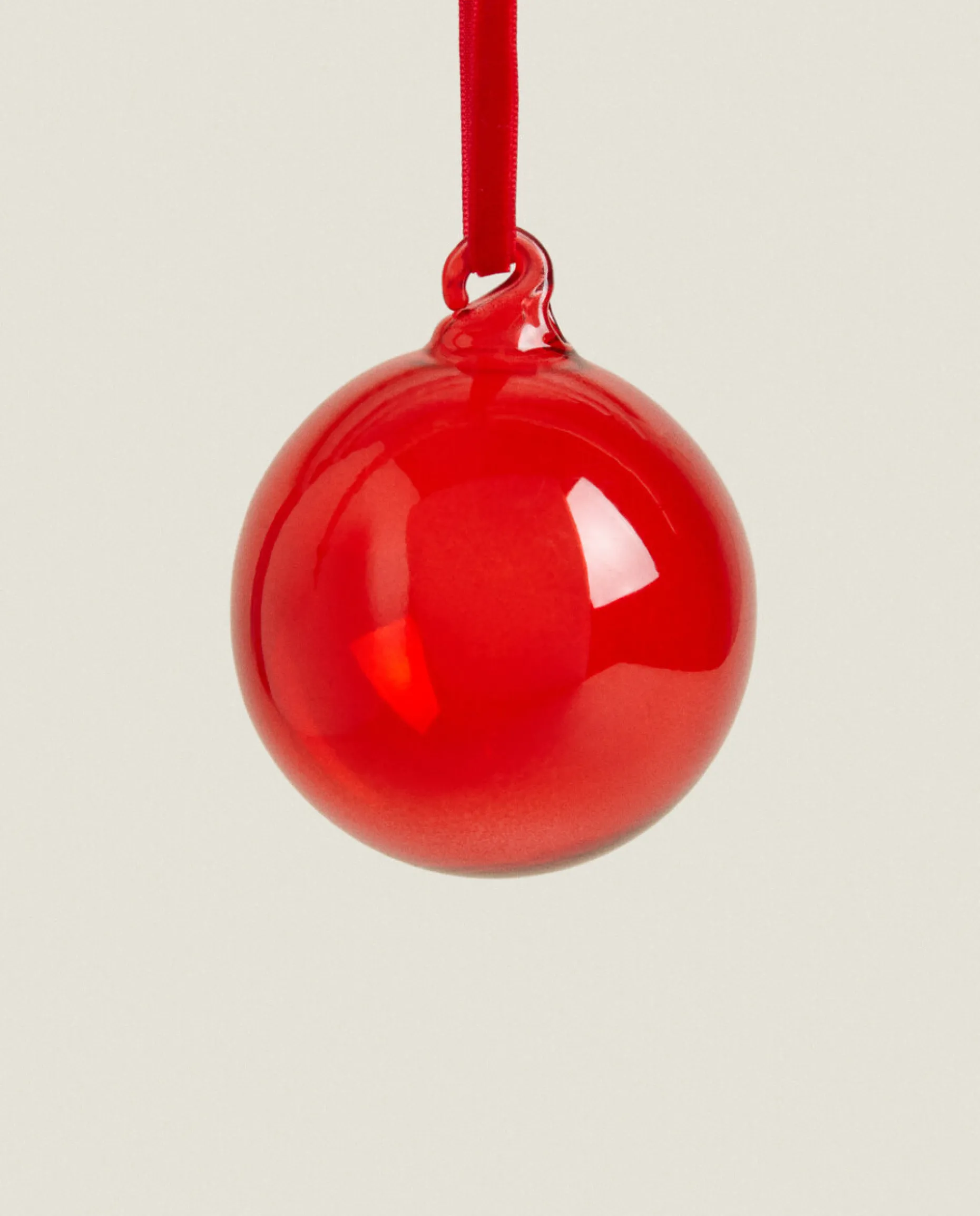 Christmas Plain Glass Bauble Decoration