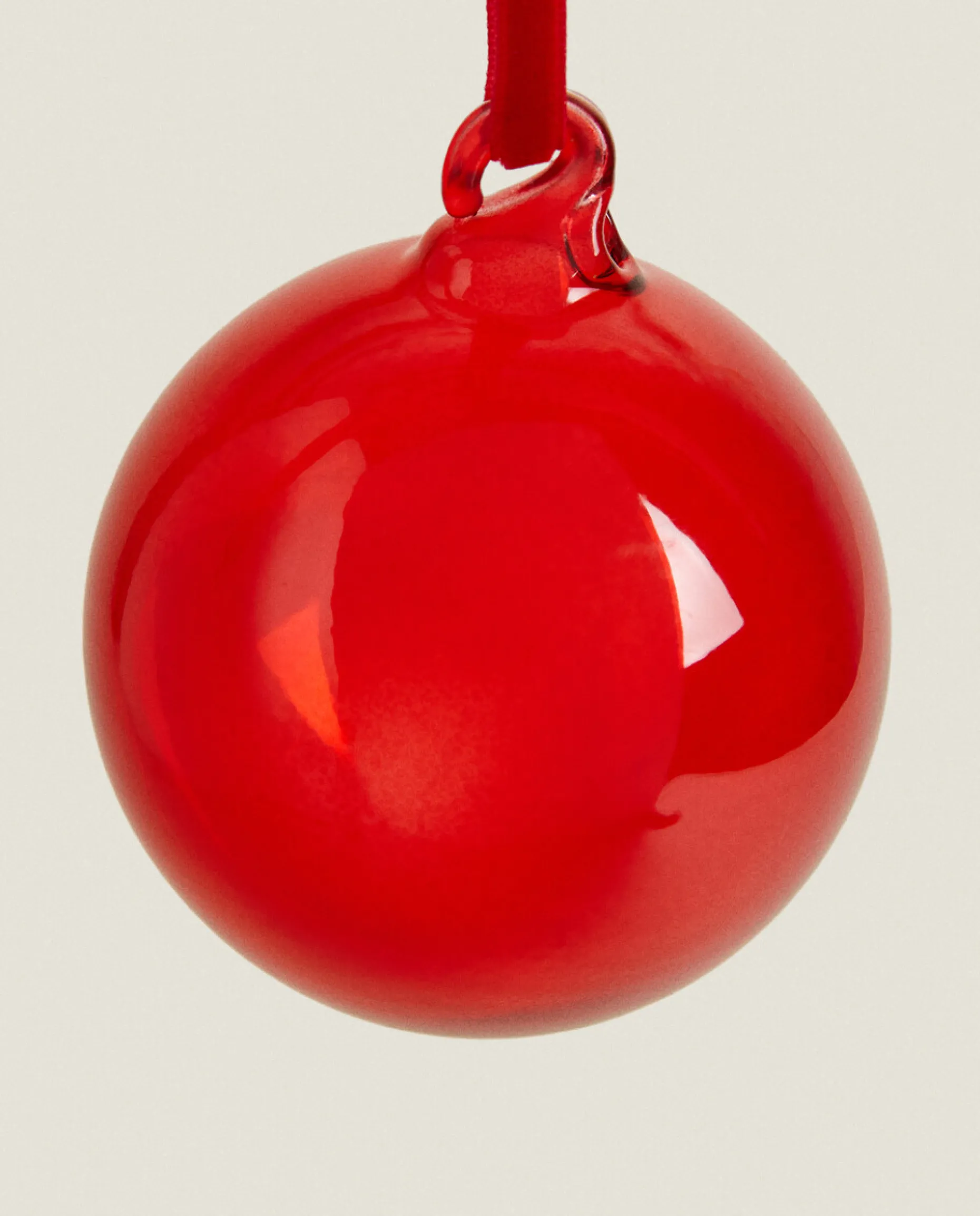 Christmas Plain Glass Bauble Decoration