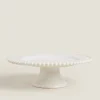 Christmas Snowflake Stoneware Cake Dish