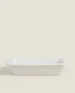 Christmas Snowflake Stoneware Serving Dish