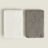 Chunky Knit Kitchen Towel (Pack Of 2)