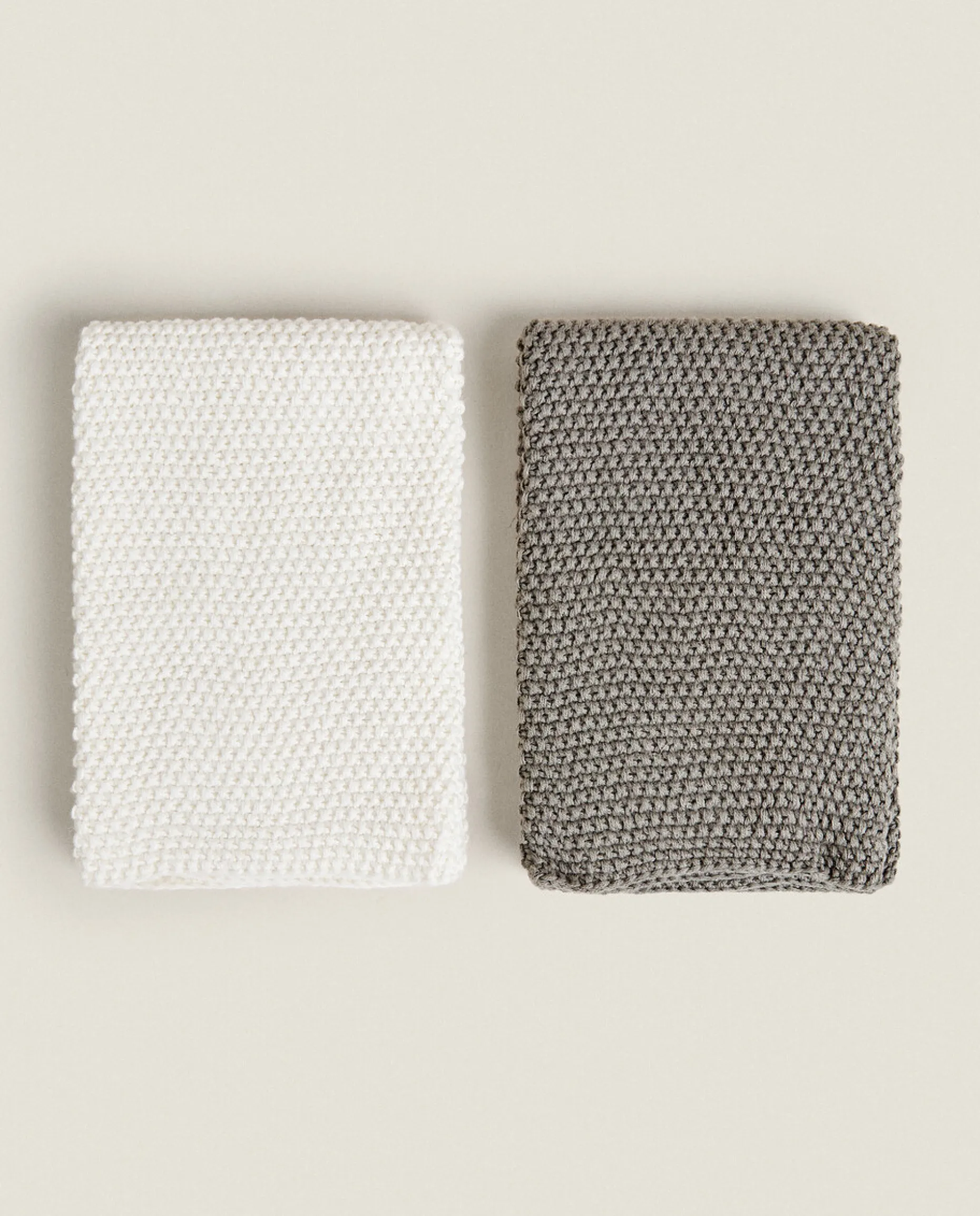 Chunky Knit Kitchen Towel (Pack Of 2)