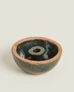 Clay Candlestick