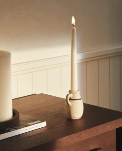 Clay Vase Candlestick