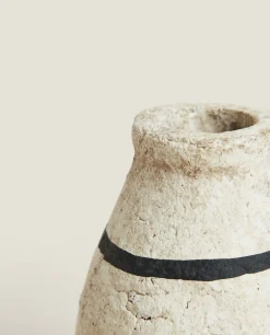 Clay Vase Candlestick
