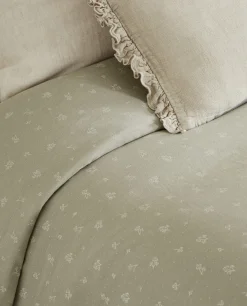 Clover Cotton Chiffon Duvet Cover