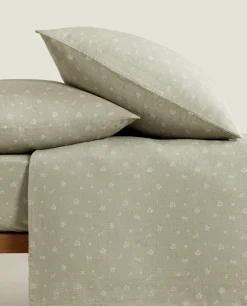 Clover Cotton Chiffon Duvet Cover