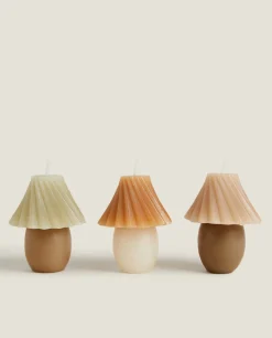 Colored Candles (Pack Of 3)