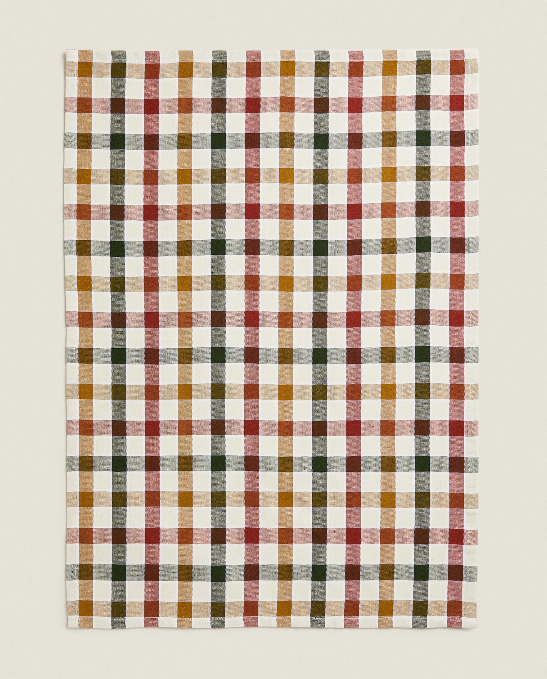 Colored Check Kitchen Towels (Pack Of 2)