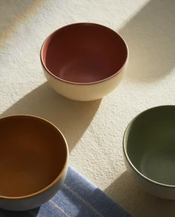 Colored Mini Stoneware Bowl
