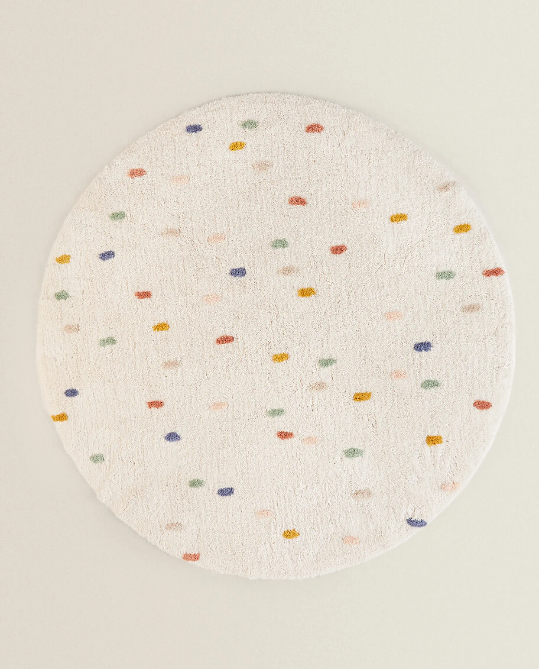 Colored Polka Dot Rug