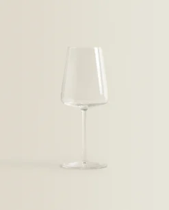 Conical Crystalline Wine Glass