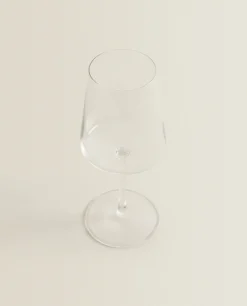 Conical Crystalline Wine Glass