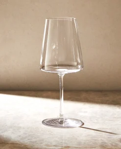 Conical Crystalline Wine Glass