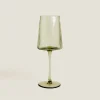 Conical Wine Glass With Lines