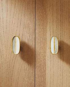 Contrast Marble Door Knob (Pack Of 2)