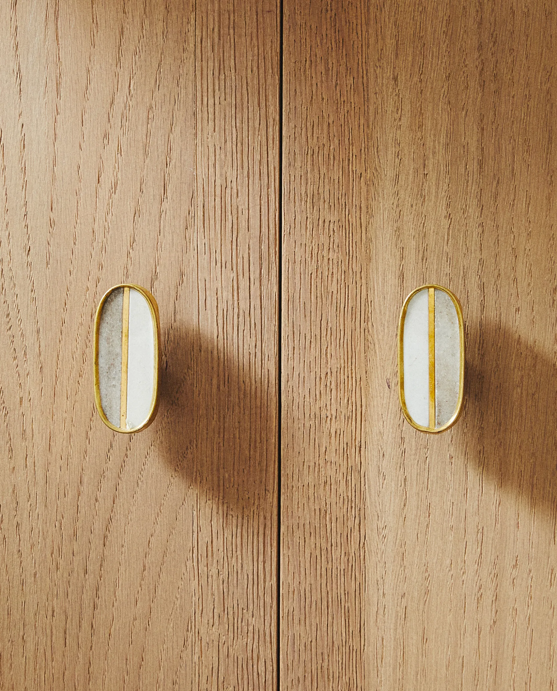 Contrast Marble Door Knob (Pack Of 2)