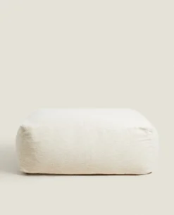 Cotton Boucle Pouf