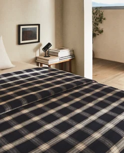 Cotton Check Duvet Cover