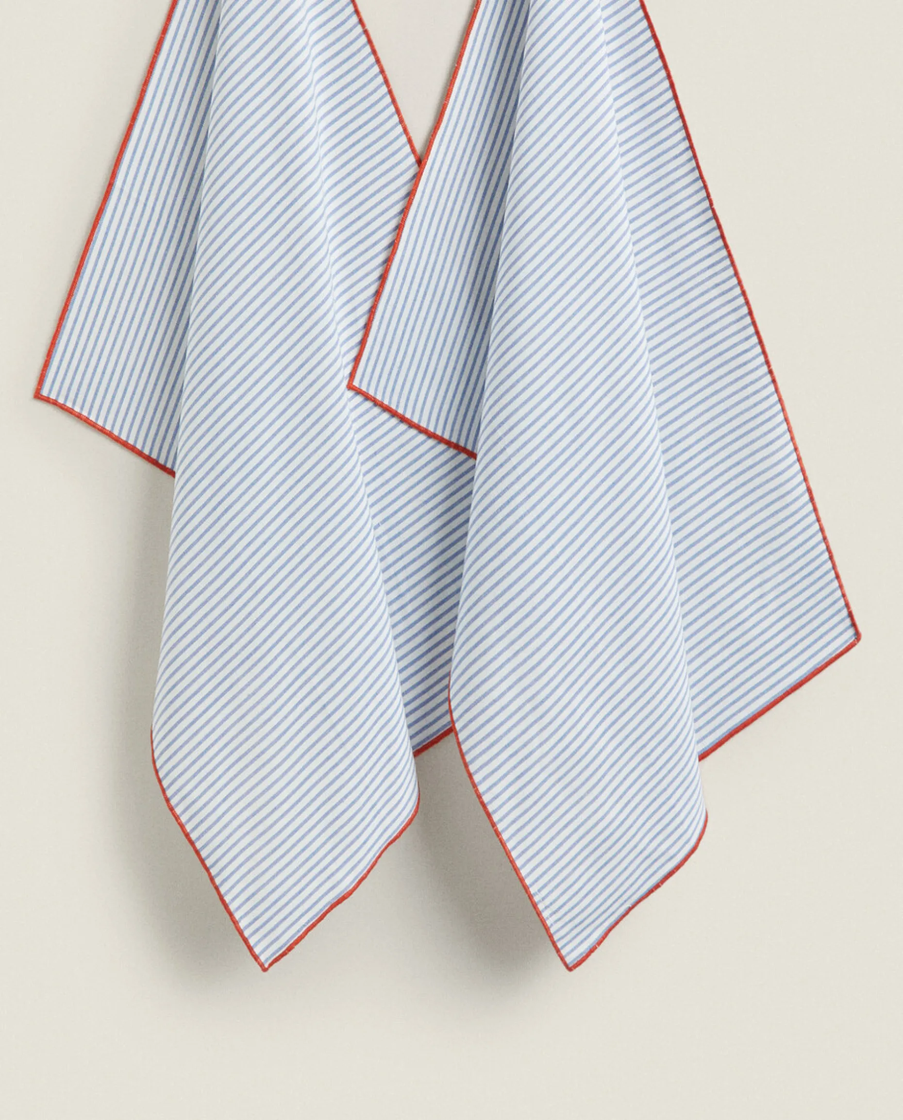 Cotton Kitchen Towel With Stripes (Pack Of 2)