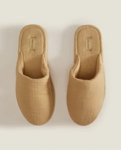 Cotton Muslin Slippers