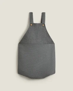 Cotton Overalls With Silk
