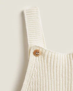 Cotton Overalls With Silk