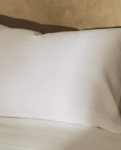 Cotton Throw Pillow Cover With Border