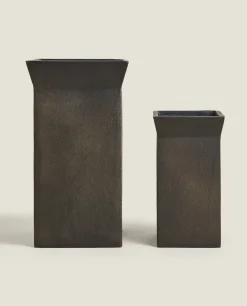 Dark Metal Vase