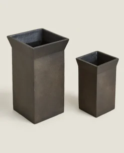 Dark Metal Vase