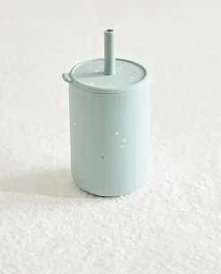 Dots Silicone Tumbler With Straw