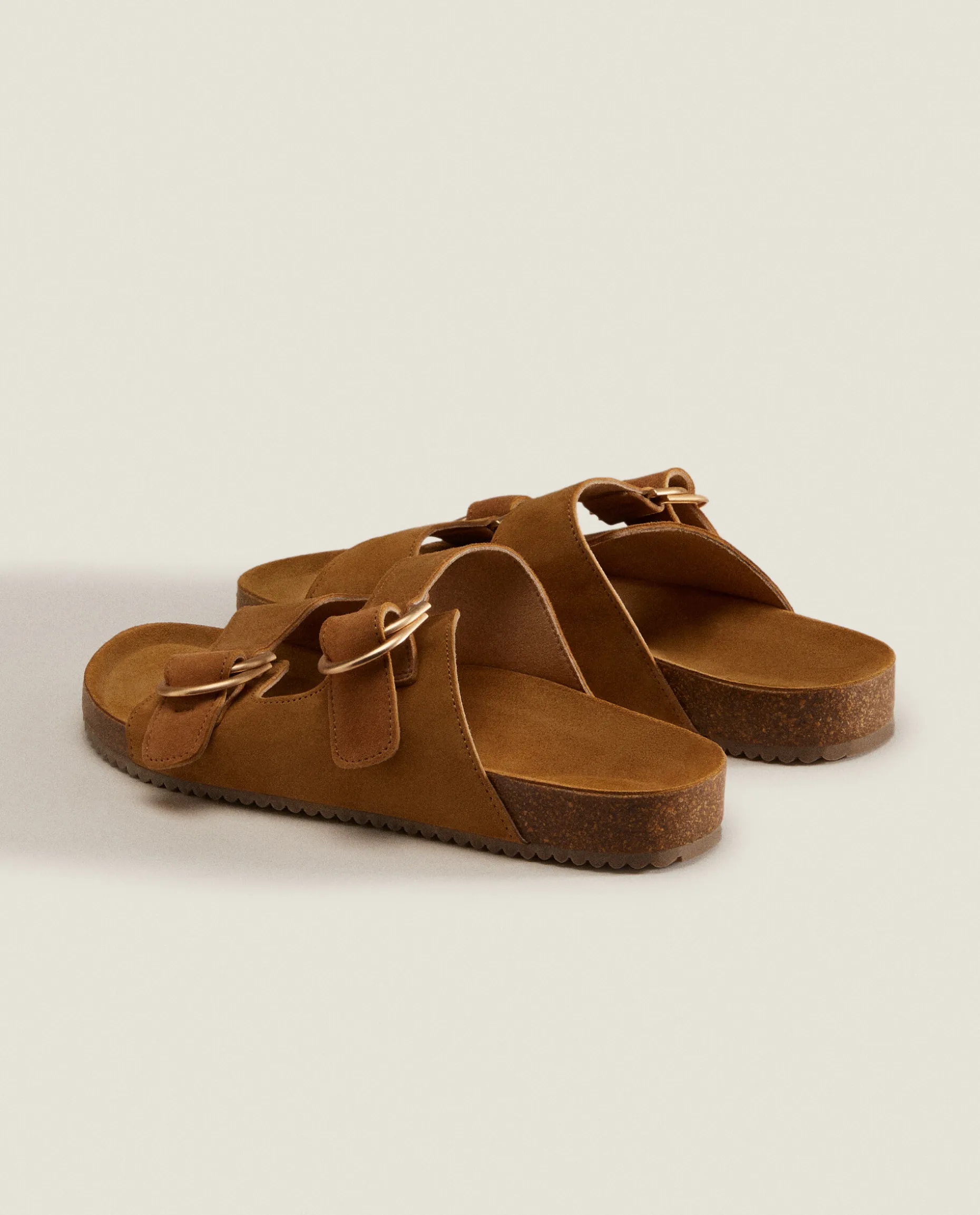 Double Buckle Sandals