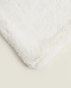 Double-Textured Faux Fur Blanket