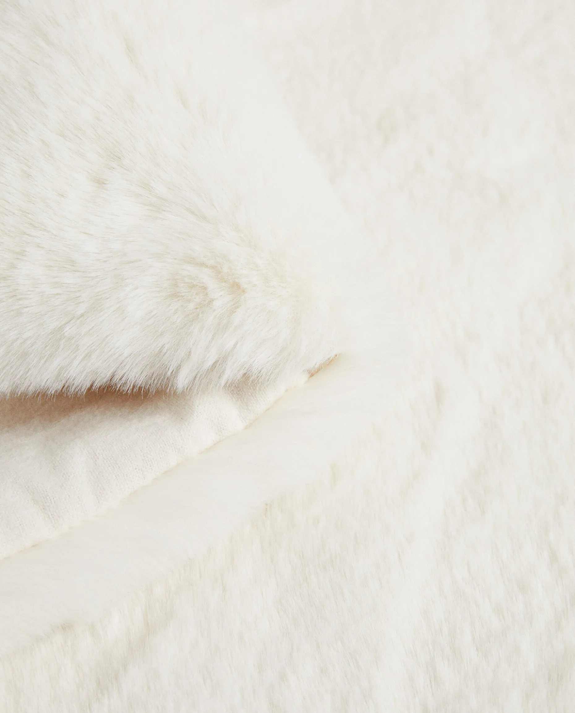 Double-Textured Faux Fur Blanket
