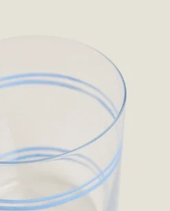 Dragonfly Print Glass Tumbler