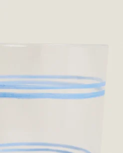 Dragonfly Print Glass Tumbler