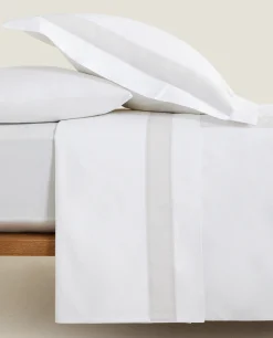 Duvet Cover With Linen Border