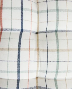Dyed Thread Check Cushion