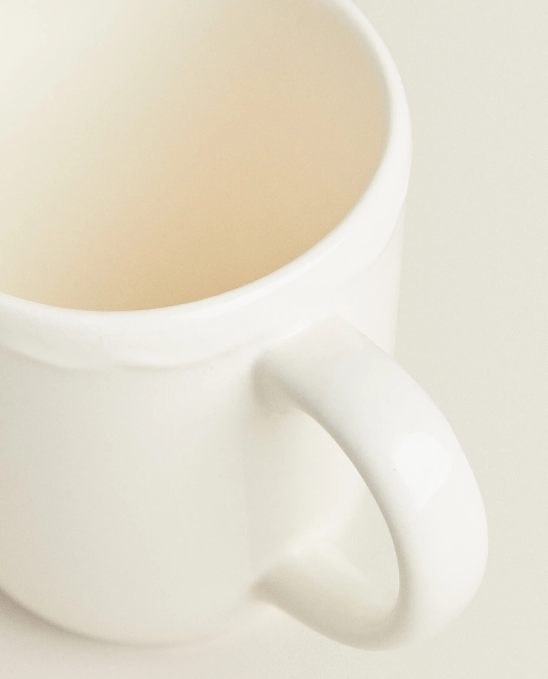 Earthenware Mug With A Raised-Design Edge