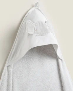 Elephant Cotton Terrycloth Cape