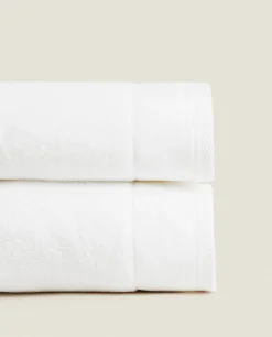 Embroidered Border Towel