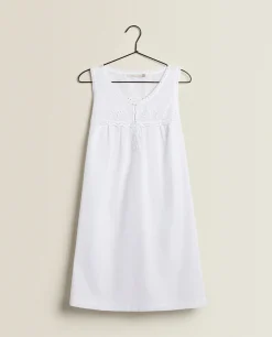 Embroidered Cotton Nightgown