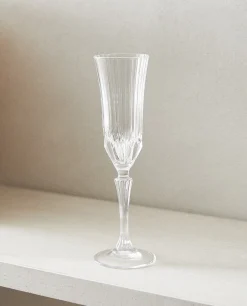 Engraved Crystalline Wine Glass