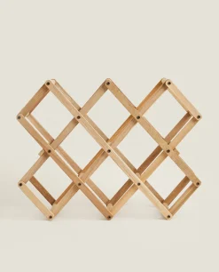 Extendible Wooden Bottle Stand